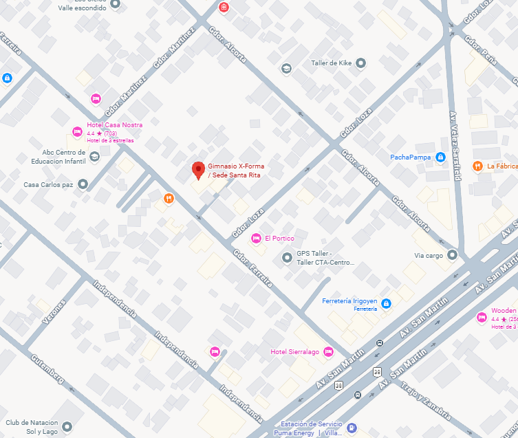 Ubicación Sede Santa Rita